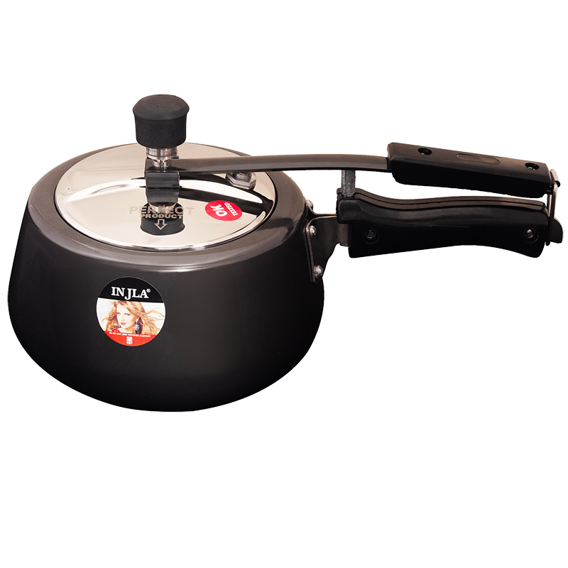 injla black hard anodised pressure cooker 3 ltr