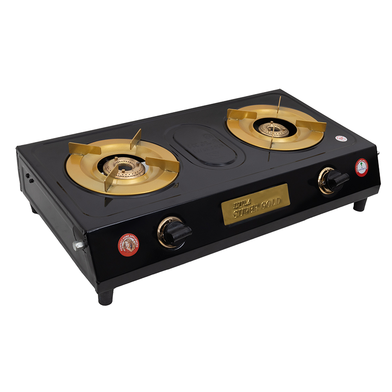 injla black magic aluminium manual gas stove