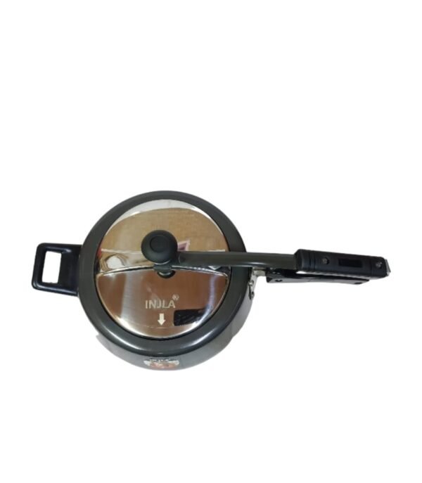 injla black hard anodised pressure cooker 5 ltr