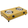 lpg gas stove 2 burner heavy body gold